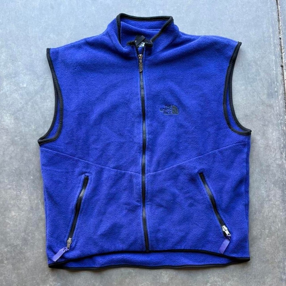 90s Northface Blue Fleece Gorpcore Vest